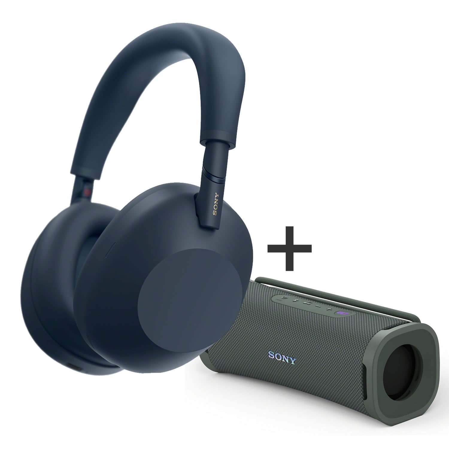 Sony WH-1000XM6 Wireless Noise Cancelling Headphones - Blue + Free Sony ULT Field 1 BT Speaker - Forset Grey