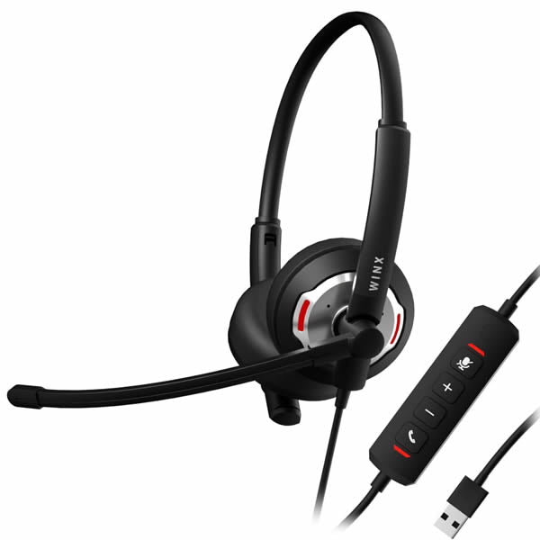 WINX CALL Pro AI Noise Cancelling Mic Headset