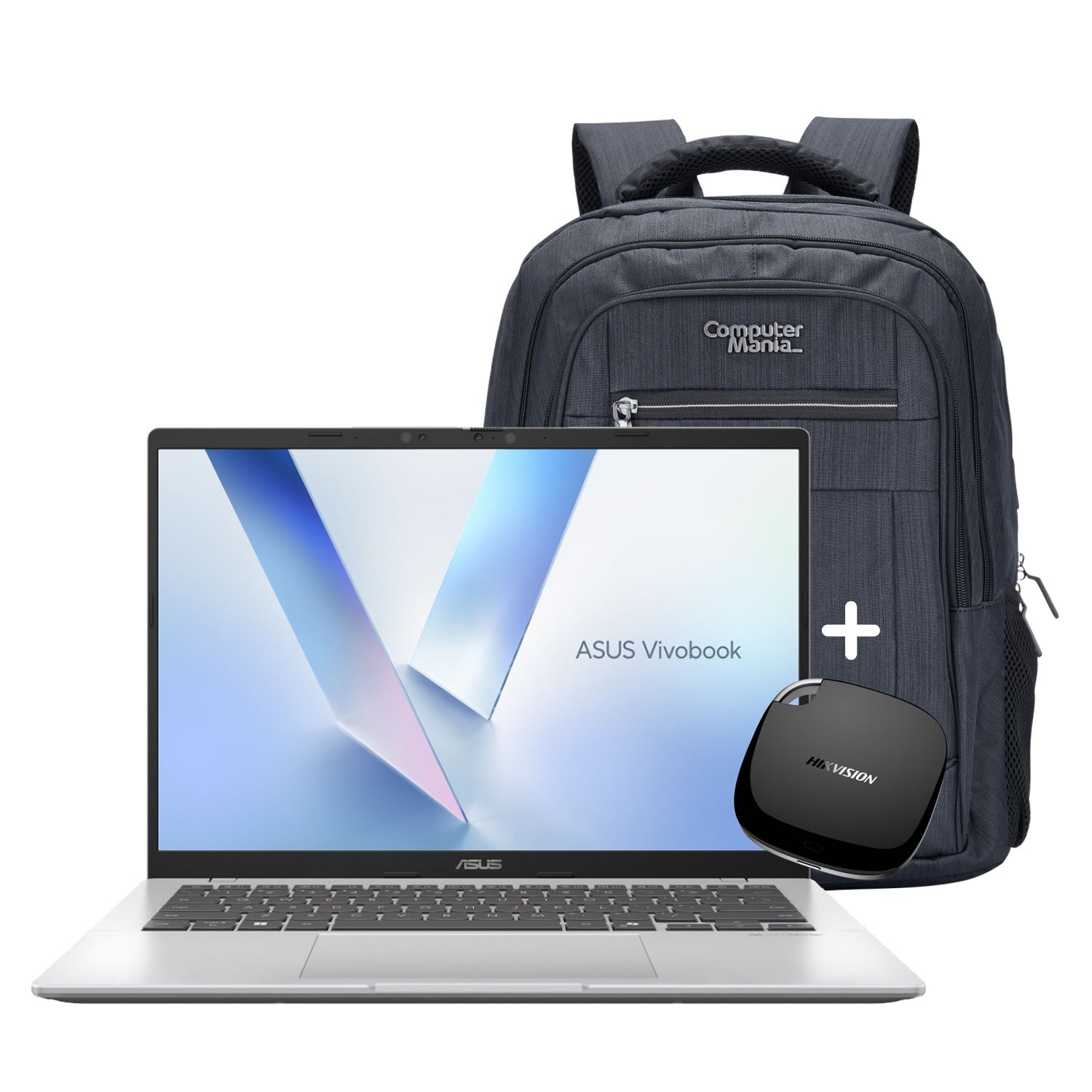 ASUS | ASUS Vivobook 14 X1407QA | Snapdragon | 14" WUXGA | 16GB RAM | 512GB SSD - Cool Silver