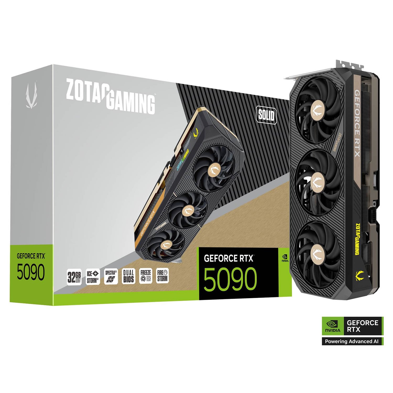 ZOTAC GAMING GeForce RTX 5090 SOLID 32GB GDDR7 Graphics Card