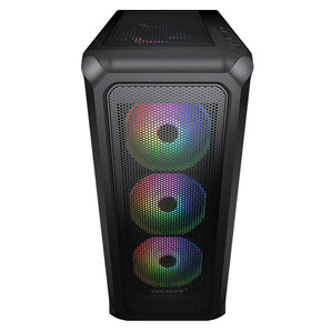 Cougar Archon 2 Mesh RGB Mid Tower Case with Powerful Mesh Intakes - Black