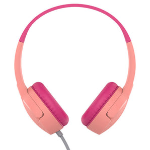 BELKIN SoundForm Mini Wired On-Ear Headphones for Kids - Pink