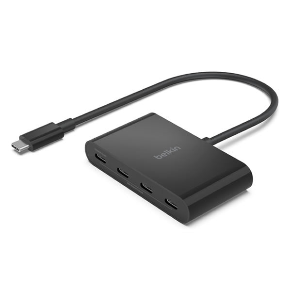 BELKIN Connect USB Type-C to 4-port USB Type-C Hub Black