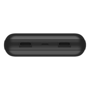 BELKIN BoostCharge 20000 mAh Power Bank with USB-A to USB-C Cable - Black