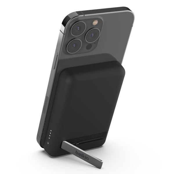 BELKIN BoostCharge Magnetic Wireless Power Bank 5K + Stand - Black