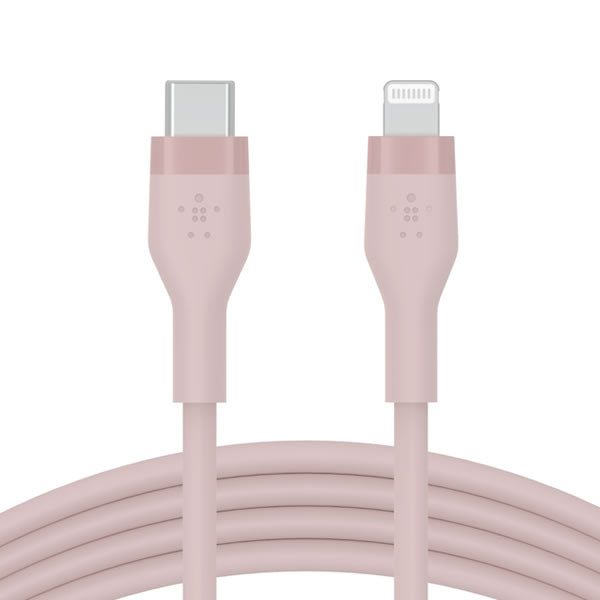 BELKIN BoostCharge Flex USB-C Cable with Lightning Connector 1M - Pink