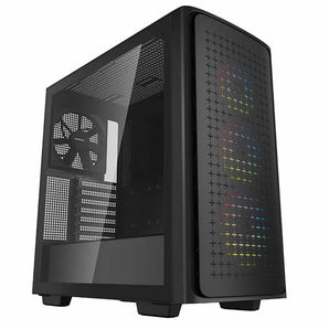 Deepcool CK560 Mid Tower E-ATX Gaming Chassis with ARGB and Tempered Glass side Panel  - Black
