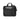 EVERKI Advance ECO Laptop Briefcase 16 Inch - front view in charcoal and black with shoulder strap