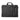 EVERKI Lunar Laptop Briefcase 18.4 Inch - front view in black with shoulder strap