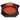 EVERKI Padded Accessories Pouch - open pouch showing the orange lining