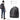 EVERKI Flight Travel Laptop Backpack 16 Inch - size guide on a model, fits up to 16 inch laptops and 10 inch tablets