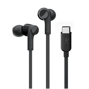 BELKIN SoundForm Wired Earbuds with USB-C Connector - Black