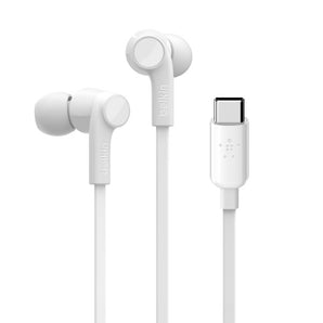 BELKIN SoundForm Wired Earbuds with USB-C Connector - White