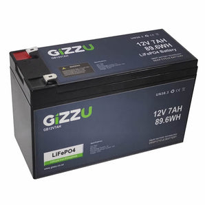 Gizzu 12v 7ah LifePO4 Battery