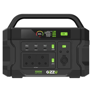 GIZZU Challenger Pro 1120WH/1000W UPS Fast Charge LIFEPO4 Portable Power Station
