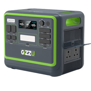 GIZZU Hero Pro 2048WH/2400W UPS Fast Charge LIFEPO4 Portable Power Station