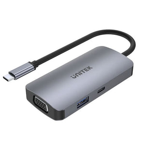 Unitek Trio 5-in-1 USB-C Hub with MST Triple Monitor and 100W Power Delivery  - D1051A
