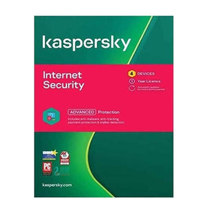 Kaspersky Internet Security 4 User (1 Year subscription)