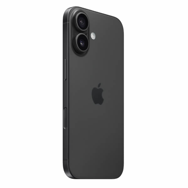 iPhone 16 128GB Black A3287 dengan desain yang elegan