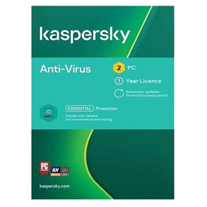 Kaspersky Anti-Virus 2 User (1 Year subscription)