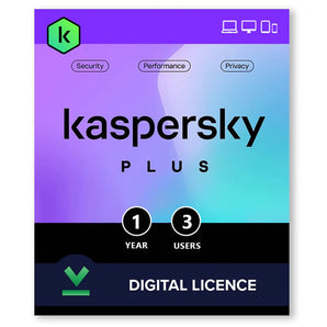 Kaspersky Plus 3 Device 1 Year - Digital Code delivered via email