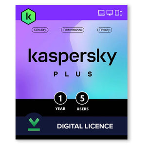Kaspersky Plus 5 Device 1 Year - Digital Code delivered via email