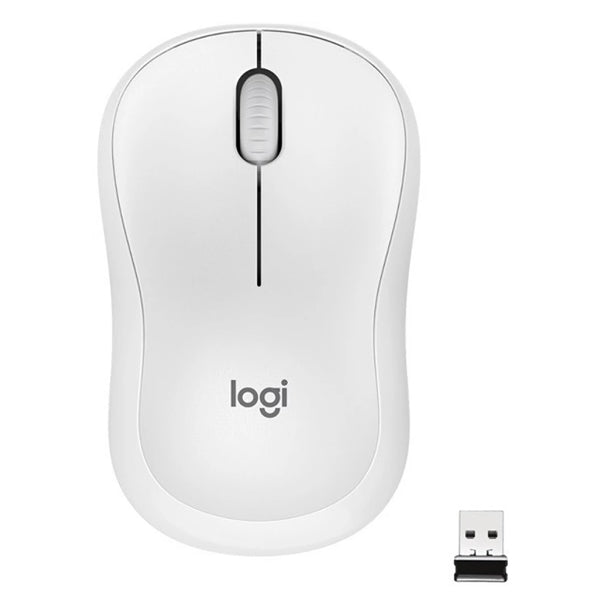 Logitech M220 Silent Wireless Mouse - White