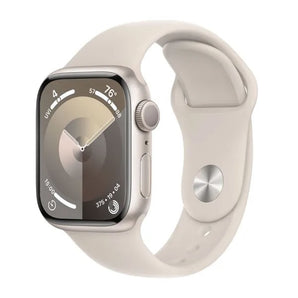 Apple Watch Series 9 Starlight Aluminium Case with Starlight Sport Band 41mm M/L (150mm-200mm)