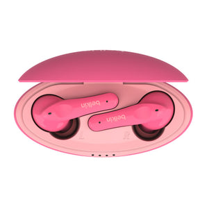 BELKIN SoundForm Nano Wireless Earbuds for Kids - Pink