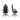 ThunderX3 SOLO 360 Mesh Gaming Chair Black - dimensions diagram with front and side measurements