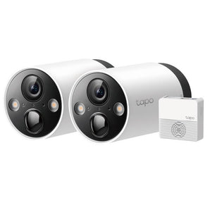 TP-Link TAPO Smart Wire-Free Security  Camera System (2-Pack + H200 Chime) TAPO-C420S2