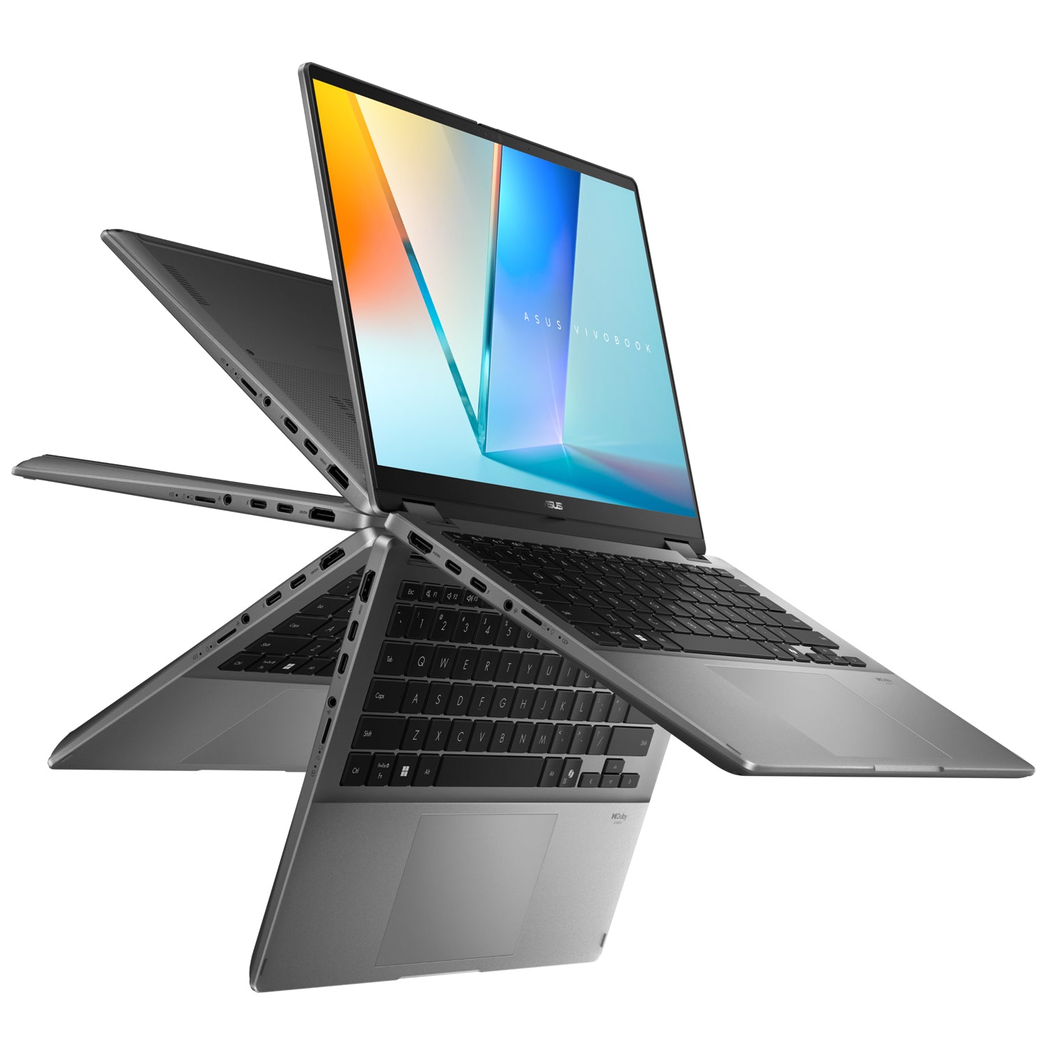 ASUS | Vivobook 14 Flip TP3407SA-OU716512G0W | Core Ultra 7 | 14" WUXGA | 16GB RAM | 512GB SSD | Intel Arc | Matte Grey
