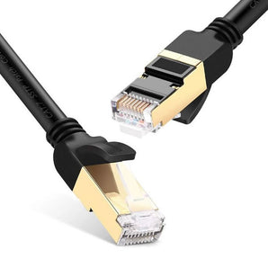 UGREEN CAT7 FTP Eethernet 5M Round LAN Cable - Black 11271