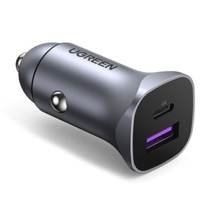 UGREEN Dual PD/USB Car Charger 30W 40858