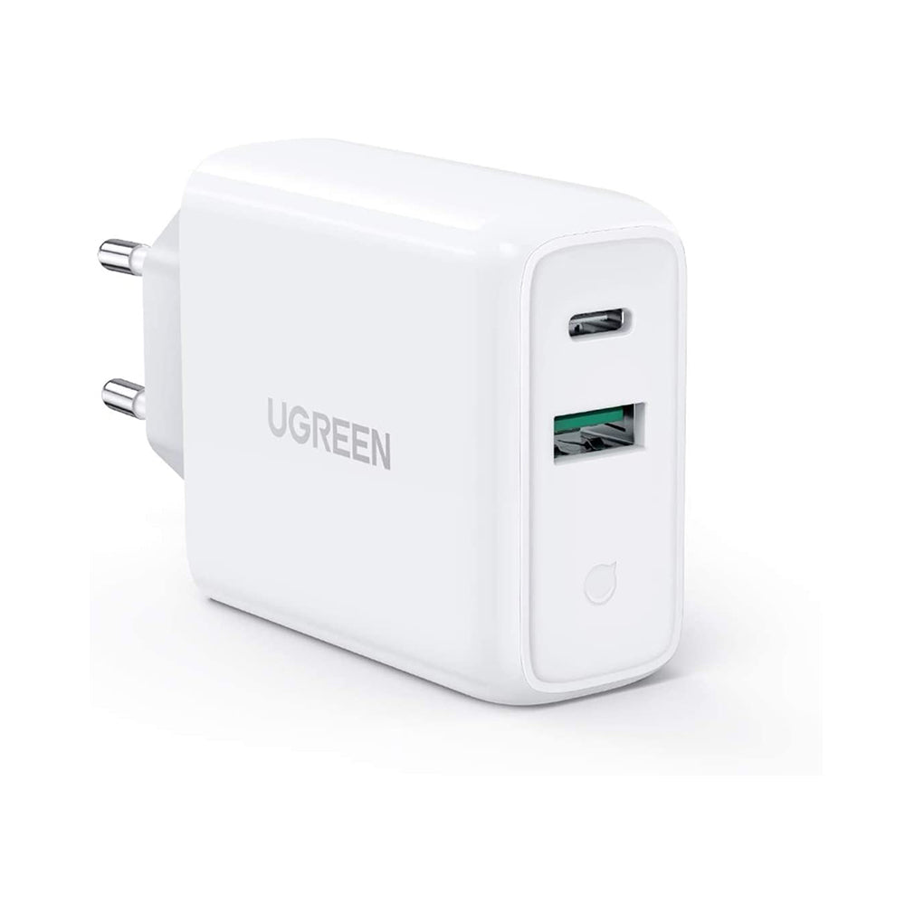 UGREEN  USBC+USB A 36W Wall Charger-White 60468