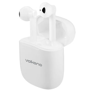 Volkano Buds X 2.0 Series True Wireless Earphones + Charging Case White