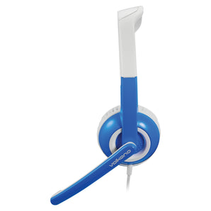 Volkano Kids Chat Junior Series Headset with Mic - Blue