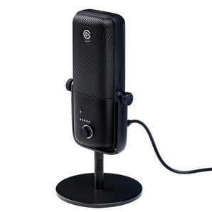 Elgato Wave:3 Premium USB Condenser Microphone and Digital Mixing Solution, Anti-Clipping Technology, Capa- citive Mute, Streaming and Podcasting