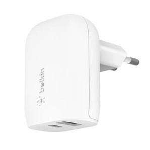 BELKIN BoostCharge 37W Dual-port USB Type-A and Type-C with PPS Wall Charger White
