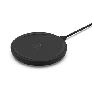 BELKIN 10W Wireless Charging Pad + Cable - Black  (Wall Charger Not Included)