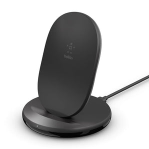 BELKIN BoostCharge 15W Wireless Charging Stand + QC 3.0 24W Wall Charger
